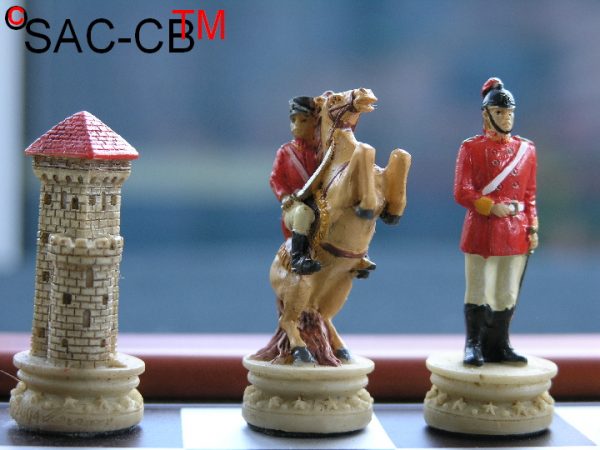 Italfama - Hand Painted Waterloo Chess Set - Image 4
