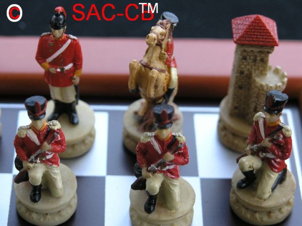 Italfama - Hand Painted Waterloo Chess Set - Image 5