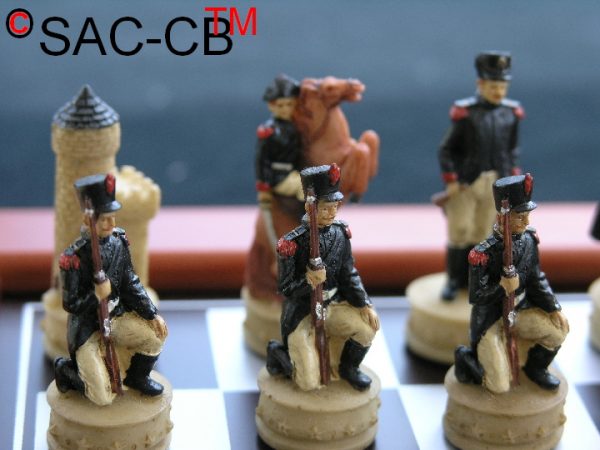 Italfama - Hand Painted Waterloo Chess Set - Image 8