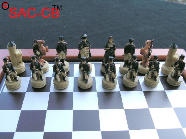 Italfama - Hand Painted Waterloo Chess Set - Image 9