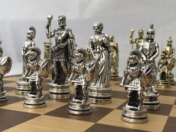 Roman Metal Chess Set - Image 5