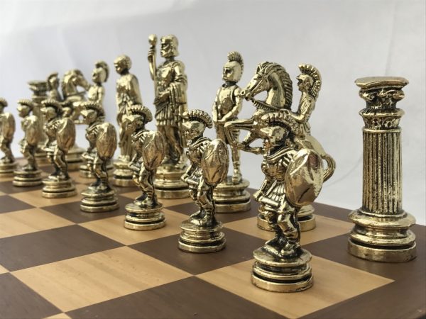 Roman Metal Chess Set - Image 6