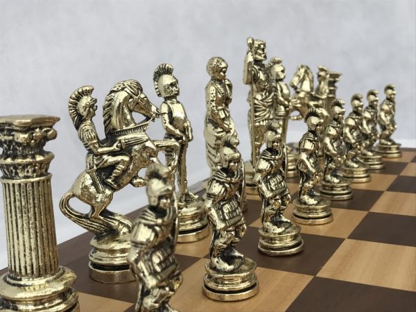 Roman Metal Chess Set - Image 7
