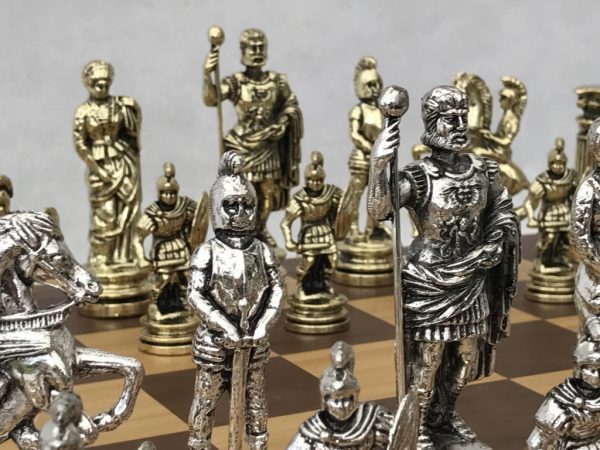 Roman Metal Chess Set - Image 8