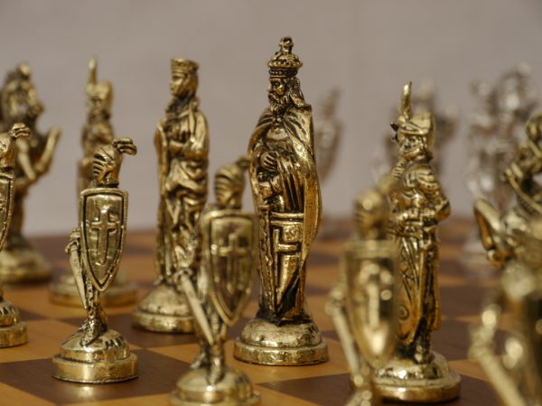 The Crusades Brass Chess Set - Image 3