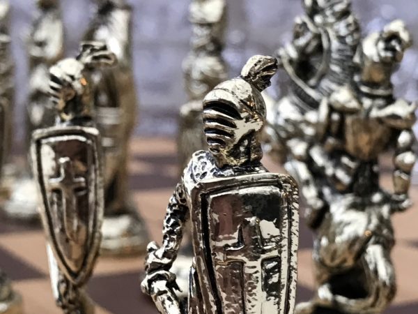 The Crusades Brass Chess Set - Image 5