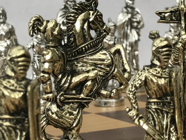 The Crusades Brass Chess Set - Image 8