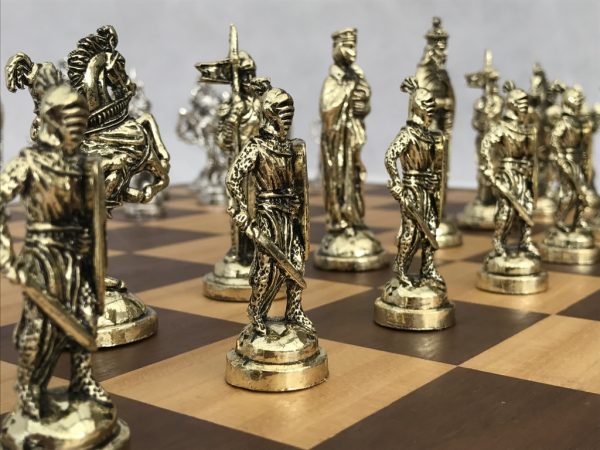 The Crusades Brass Chess Set - Image 10