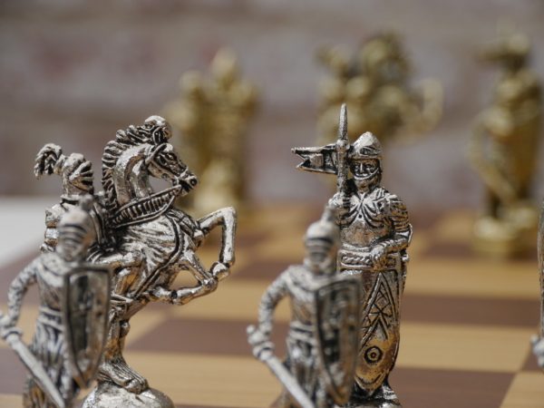 The Crusades Brass Chess Set - Image 11