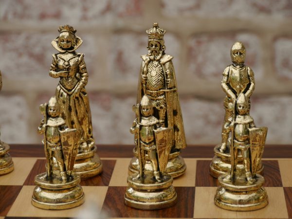 Mary Stuart - Mary Queen of Scots - Brass Chess Set