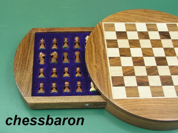 Circular Magnetic Travel Chess Set - Image 11