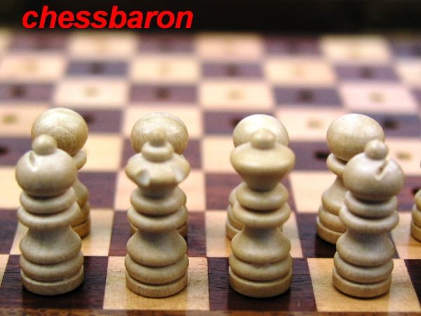 Detailed Pegged 7 x 5 inch Chess Set