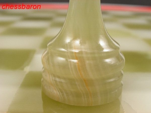 Genuine Onyx Chess Set with Marble Board - Image 4