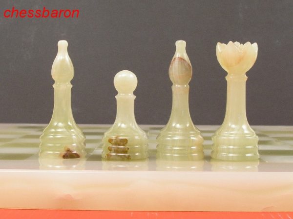 Genuine Onyx Chess Set with Marble Board - Image 7