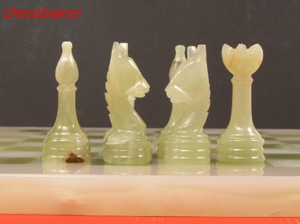 Genuine Onyx Chess Set with Marble Board - Image 10