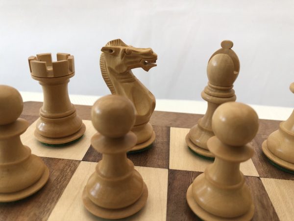 Margaret Anne Knight 3 inch King Ebonized Chess Set - Image 3