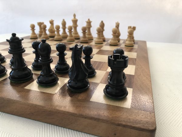 Margaret Anne Knight 3 inch King Ebonized Chess Set - Image 6