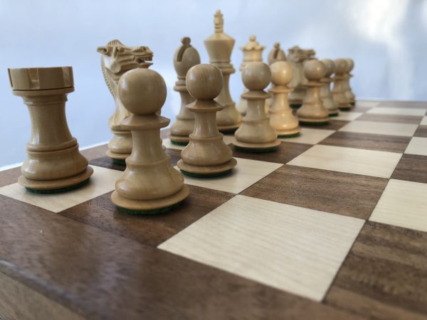 Margaret Anne Knight 3 inch King Ebonized Chess Set - Image 9