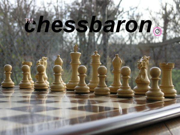 Carved Chamfered Base in Rosewood Staunton Chess Set - Image 5