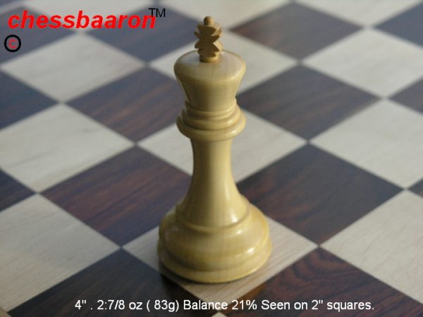 Carved Chamfered Base in Rosewood Staunton Chess Set - Image 10