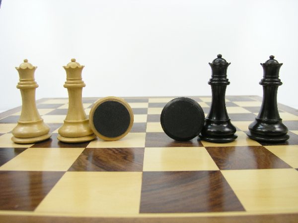 Ami Elizabeth Staunton - Ebonised Black Chess Set - Image 3