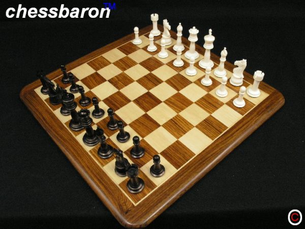 Traditional Camel Bone Staunton Chess Set - Image 3