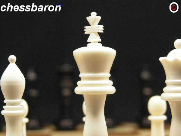 Traditional Camel Bone Staunton Chess Set