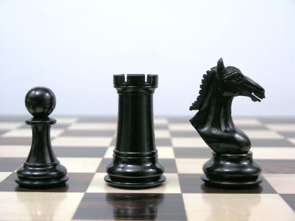 The Bronte in Ebony Wood Staunton Chess Set