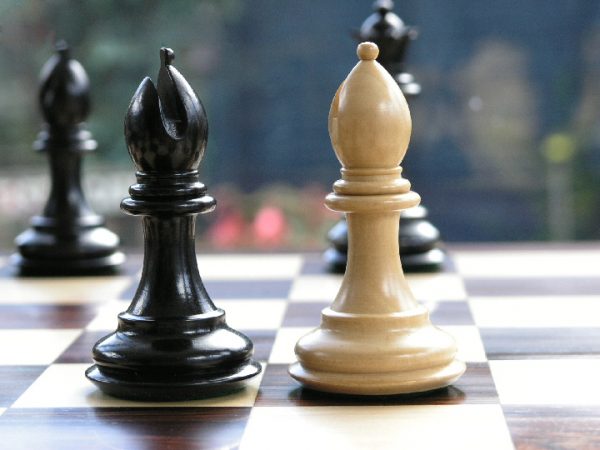 1850 Staunton in Ebony Chess Set - Image 2