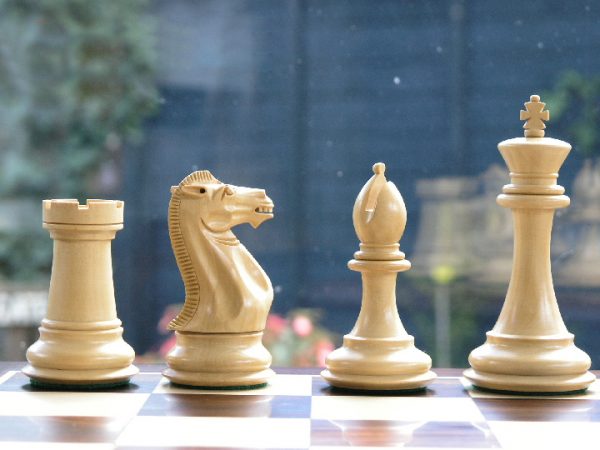 1850 Staunton in Ebony Chess Set - Image 3
