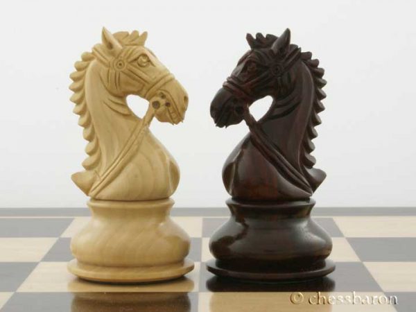 The Zephaniah Staunton Triple Weight in Bud Rosewood Chess Set