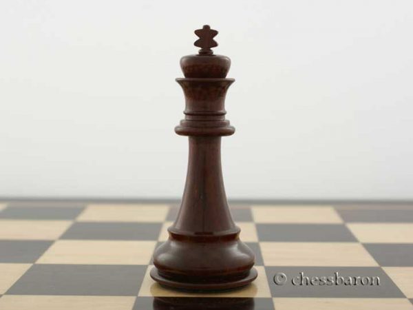 The Zephaniah Staunton Triple Weight in Bud Rosewood Chess Set - Image 5