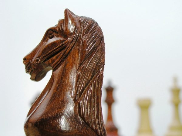 Majestic Staunton Triple Weighted in Bud Rosewood Chess Set - Image 2