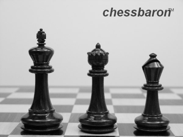 Staunton Alexander Ebony Chess Set - Image 4