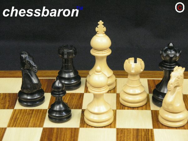 Oriental Staunton Ebony Chess Set - Image 10