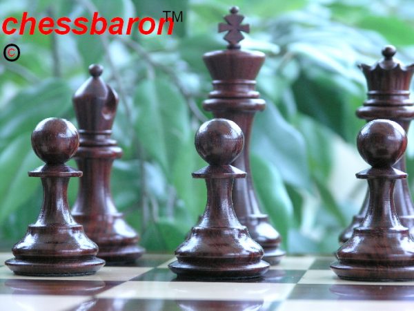 The Portishead Bud Rosewood Triple Weighted Chess Pieces