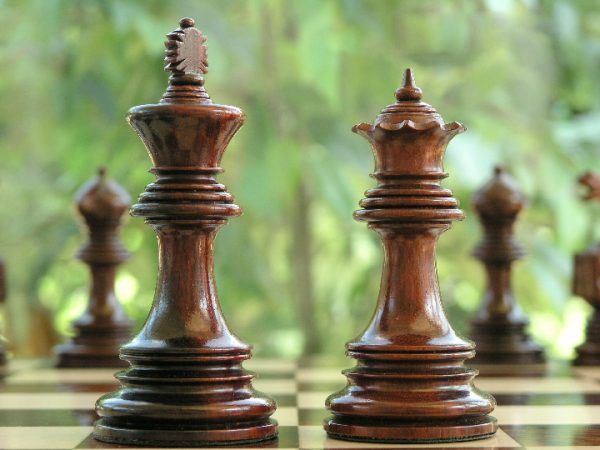 The Ashia in Bud Rosewood Triple Weight Chess Pieces - Image 9