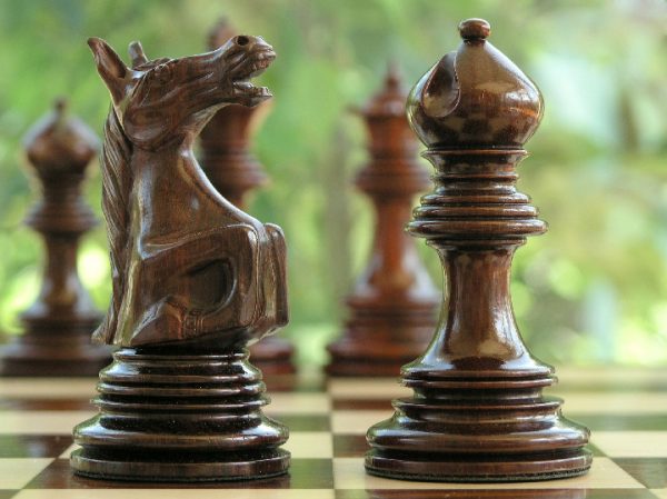 The Ashia in Bud Rosewood Triple Weight Chess Pieces - Image 10