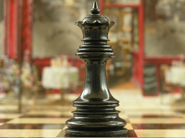 The Ashia in Ebony Triple Weight Chess Pieces - Image 6