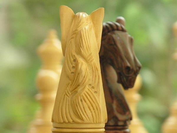 The Original King Charles in Bud Rosewood Triple Weighted Chess Pieces - Image 9