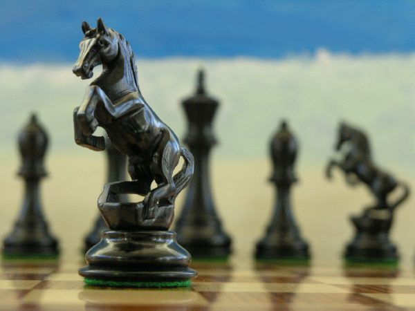 Alexander the Great in Ebony Chess Pieces - Image 2