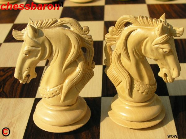 The Zacharus Ebony Chess Pieces - Image 4