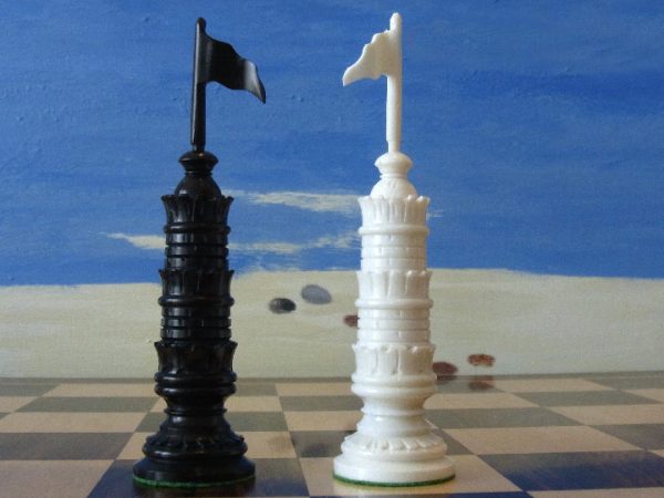 Limited Edition - The Museum Piazza 6 inch Bone Chess Pieces - Image 9