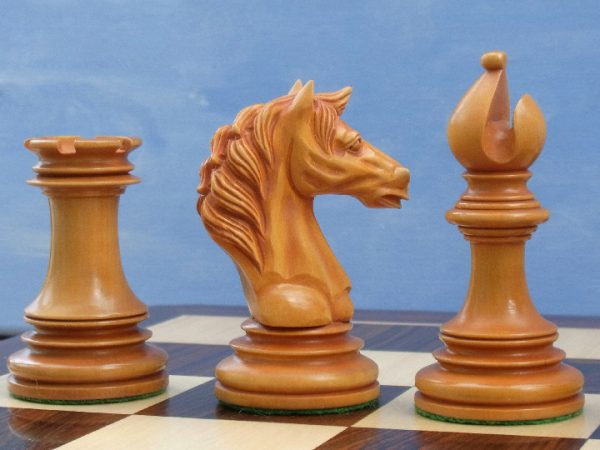 The Aristotle Antiqued Chess Pieces in Ebony - Limited Edition - Image 2