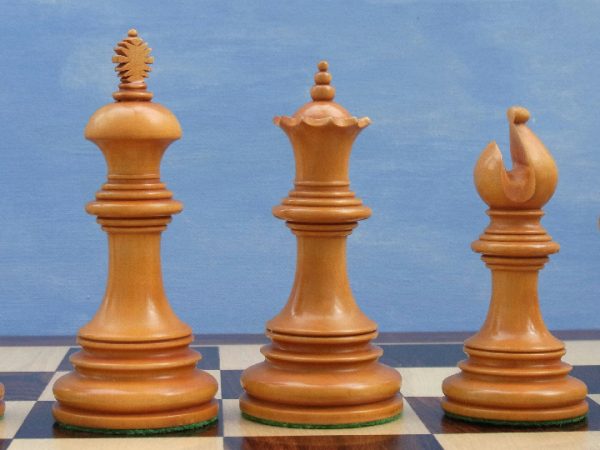 The Aristotle Antiqued Chess Pieces in Ebony - Limited Edition - Image 3