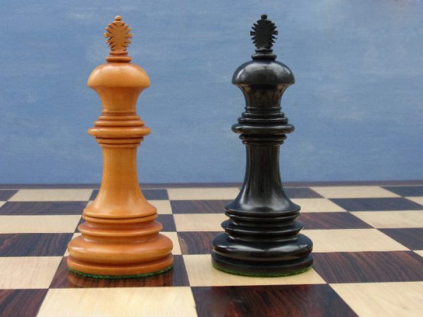 The Aristotle Antiqued Chess Pieces in Ebony - Limited Edition - Image 10
