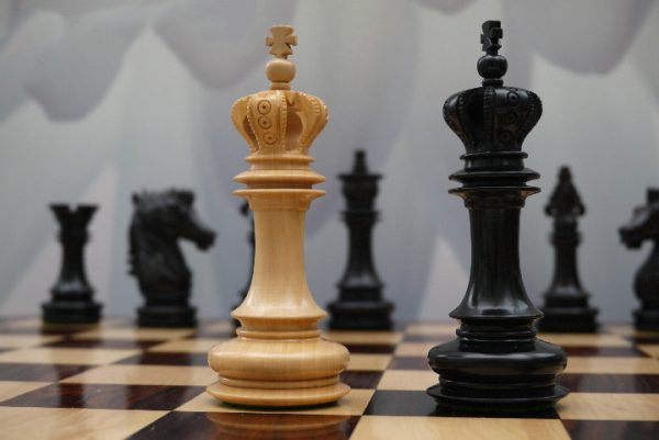 The Montreal Chess Set in Ebony