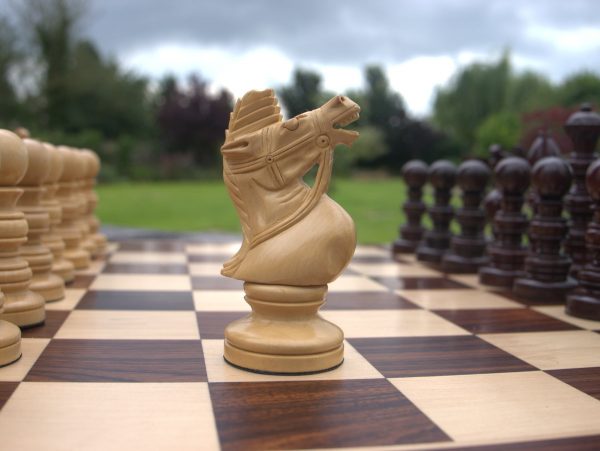 Utopian Dream in Bud Rosewood - 5.5 inches Chess Set - Image 9