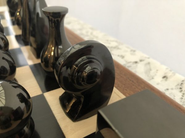 Man Ray Chess Set in Brass - Image 6