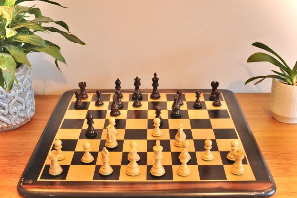 Margaret Anne Knight Staunton 3 inch King - Bud Rosewood Chess Pieces - Image 17